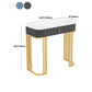 Console in marmo glam Tabella 14 "W Half Moon Console Accent Table per Hall