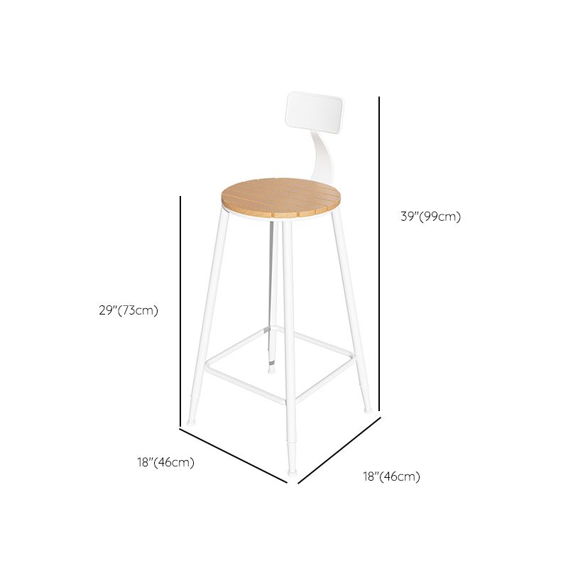 Zeitgenössische 1/2/5 Stück Stangenabtisch Rechteckstange mit hohen Metallhopfen