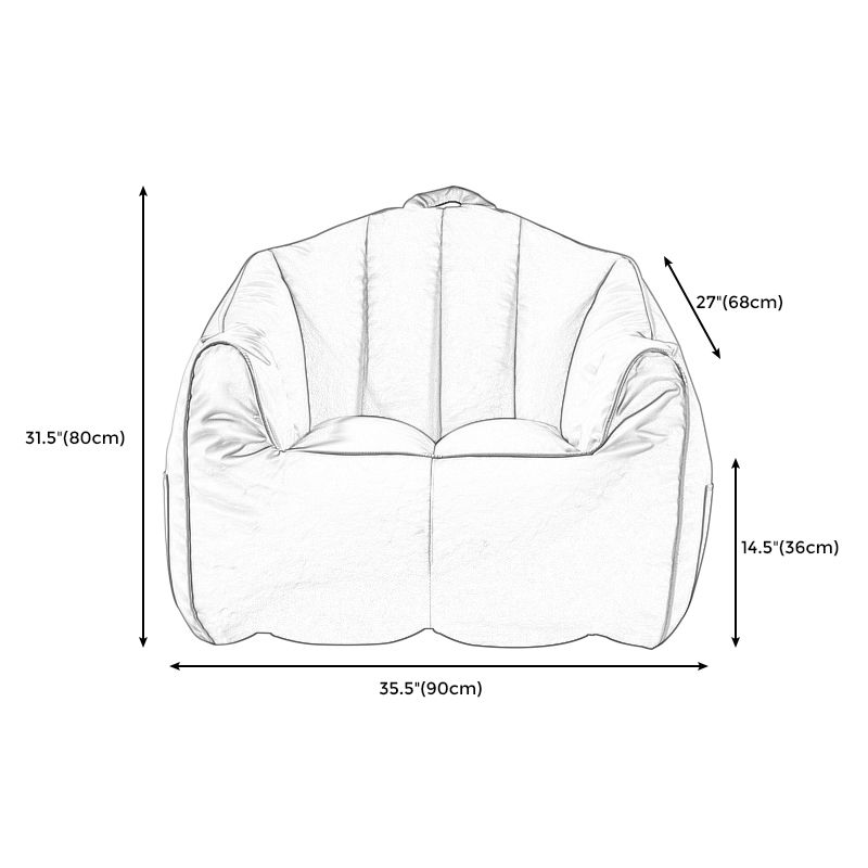 Contemporary Faux Leather Pillow Top Arm Sofa Sewn Pillow Back Sofa for Apartment Clearhalo 'furn' 'furn_sofas' 'Furniture' 'furniture_sofas' 'kitchen' 'kitchen_sofas' 'Living Room Furniture' 'Sofa' 'sofas' 1200x1200_b75d8198-5395-4c22-9cda-f756cc45dc0a