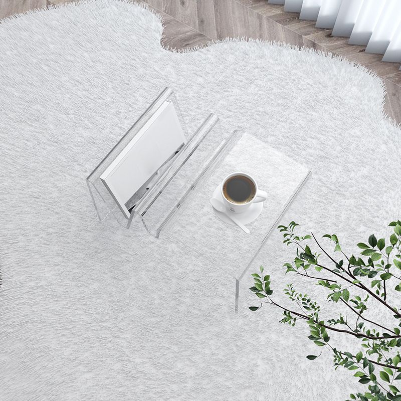 Glam Side Table Acrylic Pedestal Accent Side Table for Bedroom Clearhalo 'Coffee & Accent Tables' 'End & Side Tables' 'end_side_tables' 'furn' 'furn_end_side_tables' 'Furniture' 'Living Room Furniture' 1200x1200_b7620dc1-c7c2-4817-8a80-761015c1ff9f