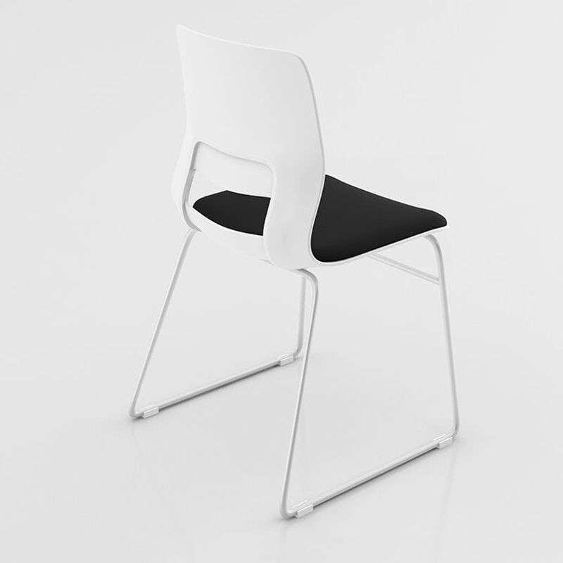 Sedia moderna senza ruote imbottiti nessuna sedia da scrivania angosciante