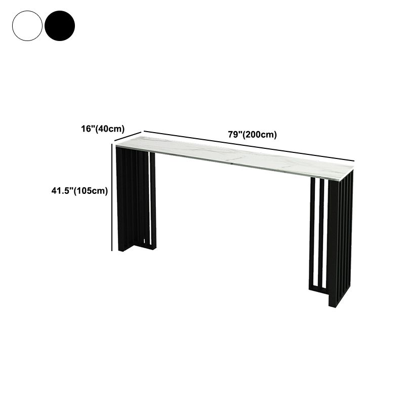 Industrielles 1/2/4-teiliges Bartisch-Set, rechteckiger Bartisch mit hohen Metallhockern