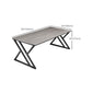 Contemporary Gaming Desk Rectangular Office Desk with Metal Legs Clearhalo 'furn' 'furn_office_desk' 'Furniture' 'Office Desks' 'Office Furniture' 'office_desk' 1200x1200_b7671c30-5786-44d4-9048-a17f2cd3fde6