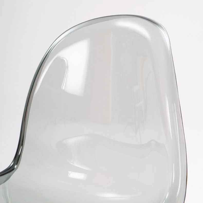 Nordic Style Armless Chair Plastic Home Side Chair for Dining Room Clearhalo 'Dining Chairs' 'Dining Tables & Seating' 'dining_chair' 'Furniture' 'furniture_dining_chair' 'Kitchen & Dining Furniture' 1200x1200_b767b354-53dc-4d4f-baf8-6928e49e9c76
