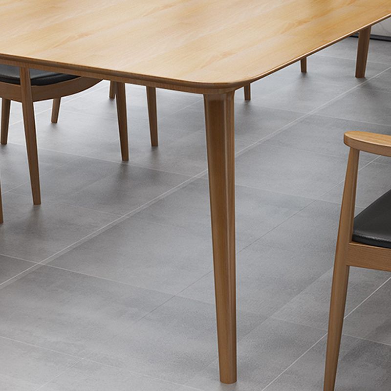 Bureau de bureau en bois moderne Desk de forme de forme rectangulaire avec 4 jambes