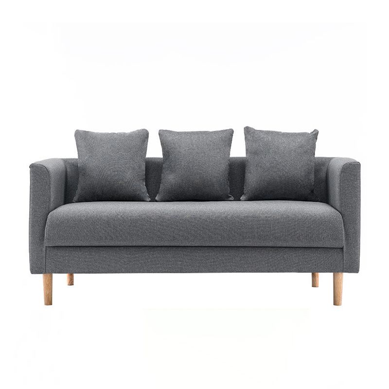 Sofa with 3 Pillows 3 Seater Polish Finish Seating for Bonus Room Clearhalo 'Furniture' 'furniture_sofas' 'kitchen' 'kitchen_sofas' 'Living Room Furniture' 'Sofa' 'sofas' 1200x1200_b7693d2a-d0d4-4bc1-a10c-0c0c05de4f71