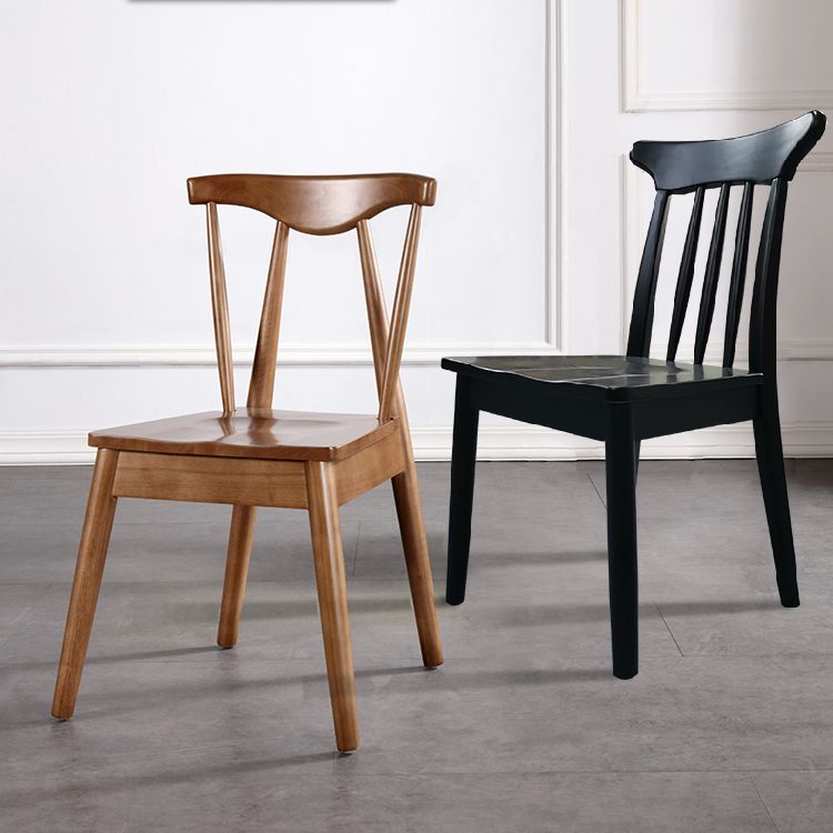 Wood Scandinavian Style Dining Side Chair Armless Home Dining Side Chair Clearhalo ' kitchen&dining_furn' 'Dining Chairs' 'Dining Tables & Seating' 'dining_chair' 'furn' 'furn_dining_chair' 'Furniture' 'furniture_dining_chair' 'Kitchen & Dining Furniture' 'kitchen' 1200x1200_b769c930-8cb7-4d2c-a751-85a0f45f2fd7