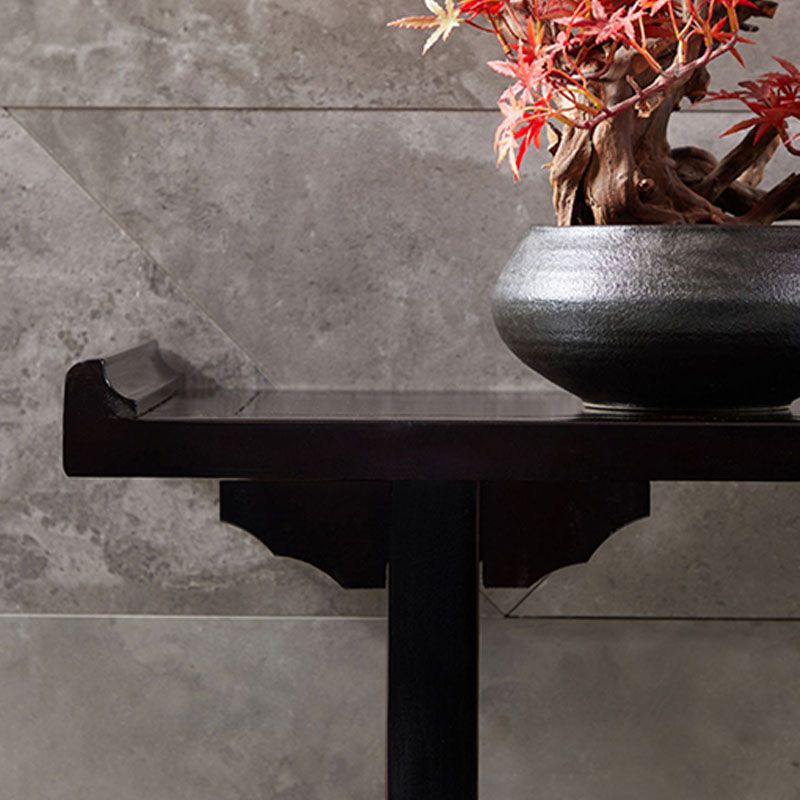 Pine Console Tafel Midden-eeuwse moderne rechthoek accenttafel voor Hall