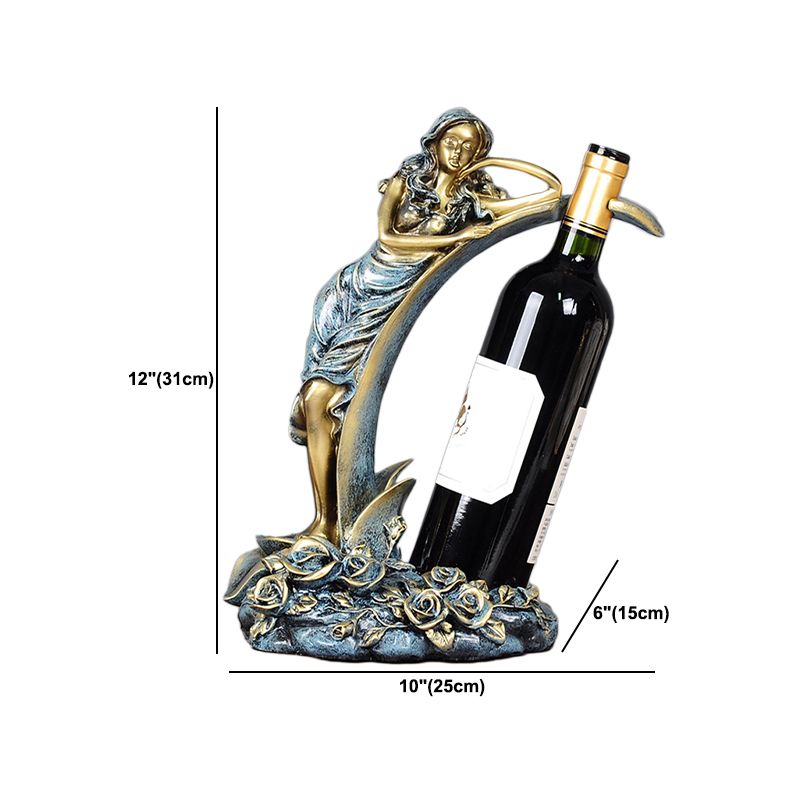 グラムテーブルトップワインボトルホルダー樹脂ワインラックボトル用リビングルーム