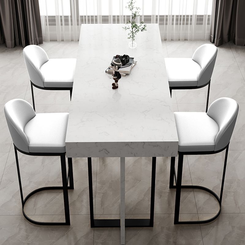 Sgabelli moderni senza intenso a bracciale con imbottitura e metallo per il ristorante