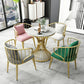 Round Luxury Dining Table White Fixed Table with Sintered Stone Clearhalo 'Dining Tables & Seating' 'Dining Tables' 'dining_table' 'furn' 'furn_dining_table' 'Furniture' 'furniture_dining_table' 'Kitchen & Dining Furniture' 'kitchen' 'kitchen_dining_table' 1200x1200_b77609a3-4f5a-4c8b-8dec-79dd6abdcf00