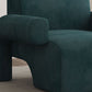 35.43" Wide Contemporary Style Single Sofa Chair Fixed Back Fabric Arm Chair