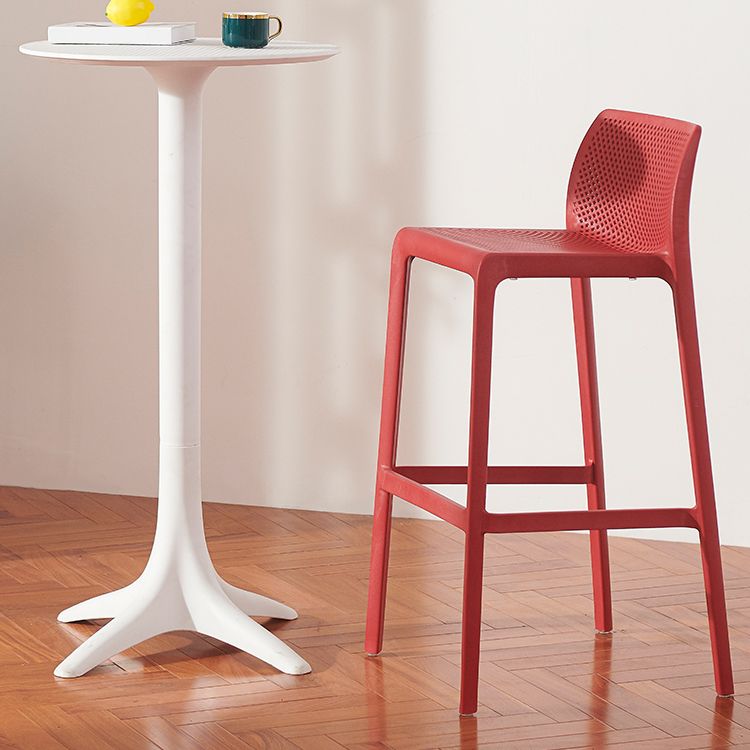 Sgabelli da bar in plastica in plastica in stile moderno sgabelli da bar per sala da pranzo