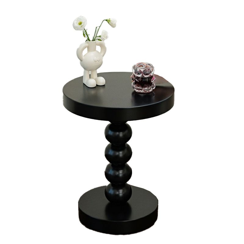 Pedestal End Table in Wood Round Top Living Room Corner Table Clearhalo 'Coffee & Accent Tables' 'End & Side Tables' 'end_side_tables' 'furn' 'furn_end_side_tables' 'Furniture' 'Living Room Furniture' 1200x1200_b77b8aa7-5d89-4d83-8102-ba27b84e1e36