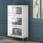 11.81"W Bookcase Glam Style Shelf Bookcase for Home and Office with Door Clearhalo 'Bookcases' 'furn' 'furn_bookcases' 'Furniture' 'furniture_bookcases' 'kitchen' 'kitchen_bookcases' 'Living Room Furniture' 'Office Furniture' 1200x1200_b77e858f-0358-4fcd-89e0-41949200f7b3