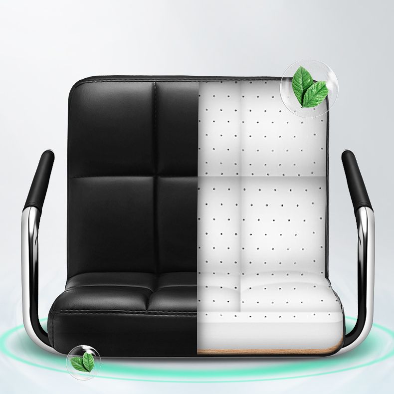 Modern Armrest Backrest Counter Stool Steel Cashier Bar Stool with Cushion Clearhalo 'Bar Furniture' 'Bar Stools' 'bar_stools' 'furn' 'furn_bar_stools' 'furniture_bar_stools' 'Kitchen & Dining Furniture' 'kitchen&dining_furn' 'kitchen' 'kitchen_furn' Furniture' 1200x1200_b77f55a1-8d9f-4c4f-8d52-0684e8ad71bf