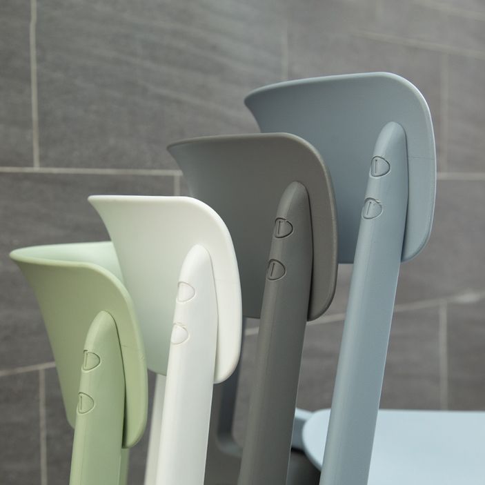 Contemporary Dining and Accent Chairs Matte Finish Plastic Open Back Side Chair Clearhalo ' kitchen&dining_furn' 'Dining Chairs' 'Dining Tables & Seating' 'dining_chair' 'furn' 'furn_dining_chair' 'Furniture' 'furniture_dining_chair' 'Kitchen & Dining Furniture' 'kitchen' 1200x1200_b7821b8c-910e-4dbe-917b-8880299cb21d