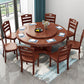 Solid Wood Dining Table Traditional Round Dining Table for Kitchen