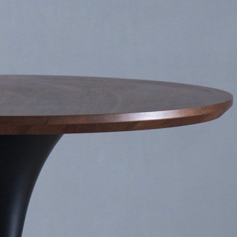 1 Massivholz Couchtisch rund minimalistische Couchtisch für Wohnzimmer