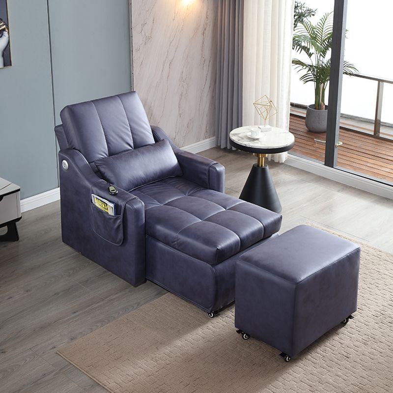 Bottome manuale di poltrona a polvere di poltrona a polvere di poltrone contemporanea metallo a colori solidi interni