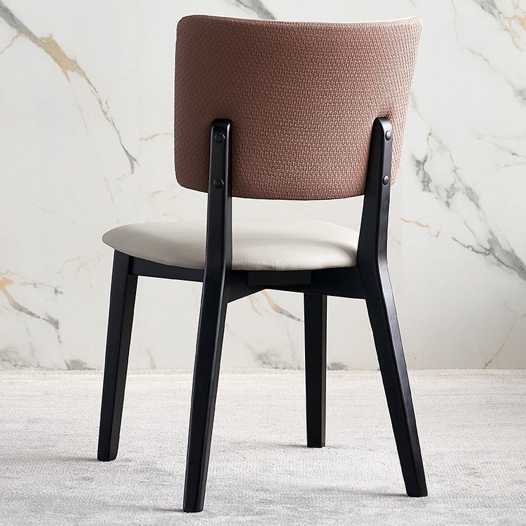 Modern Leather Dining Chair Open Back Dining Side Furniture in Matte Finish for Indoor Clearhalo 'Dining Chairs' 'Dining Tables & Seating' 'dining_chair' 'furn' 'furn_dining_chair' 'Furniture' 'Kitchen & Dining Furniture' 1200x1200_b78917af-6f89-4ad4-9396-9bb8a507550e