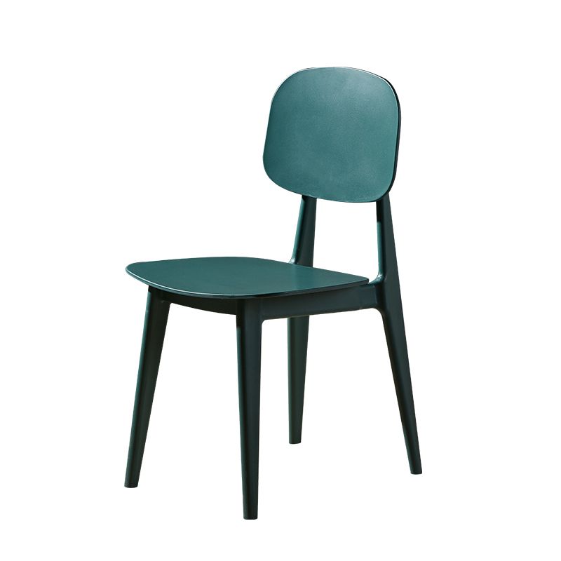 Scandinavian Conference Plastic Side Chair Matte Finish Open Back Dining Chair Clearhalo ' kitchen&dining_furn' 'Dining Chairs' 'Dining Tables & Seating' 'dining_chair' 'furn' 'furn_dining_chair' 'Furniture' 'furniture_dining_chair' 'Kitchen & Dining Furniture' 'kitchen' 1200x1200_b78975d3-9ccc-465a-b5ff-2ff6b22023e1