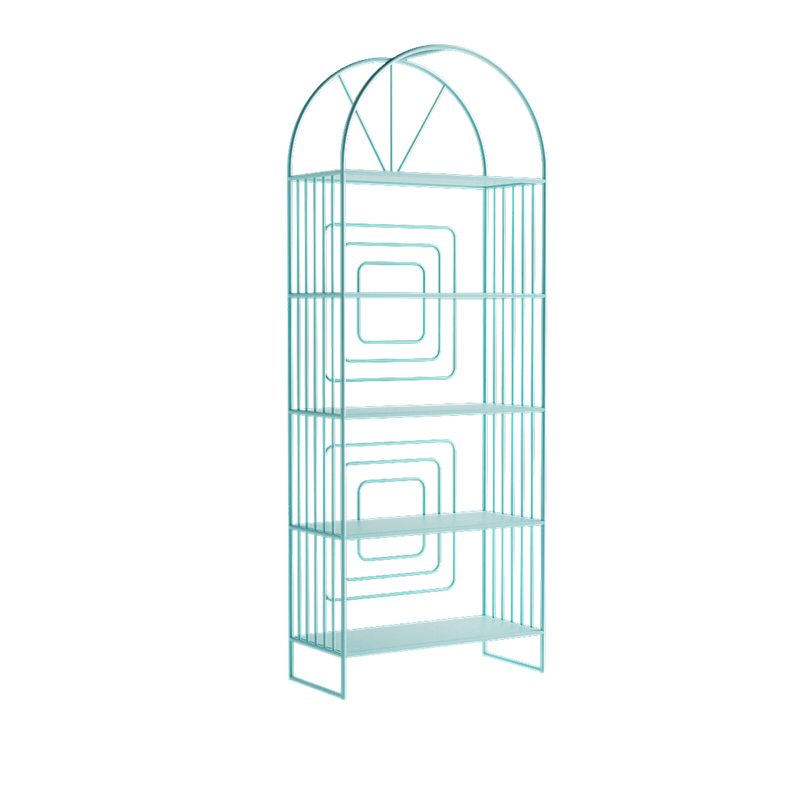 Metal Standard Bookcase Scandinavian Style Open Back Bookshelf Clearhalo 'Bookcases' 'furn' 'furn_bookcases' 'Furniture' 'furniture_bookcases' 'Office Furniture' 1200x1200_b78a8283-aac0-4814-93aa-506169e84e2b