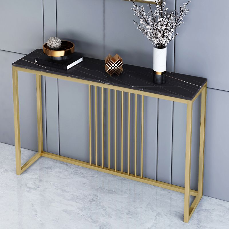 Mesa de la mesa de la consola contemporánea de forma rectángulo Table de sofá de piedra en For Hall