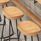 Modern 1/5/6/11 Pieces Bar Table Set Rectangle Pine Wood Counter Table with High Stools Clearhalo 'Bar Furniture' 'furn' 'furn_home_bar_bar_sets' 'Furniture' 'Home Bars & Bar Sets' 'home_bar_bar_sets' 'Kitchen & Dining Furniture' 1200x1200_b790f7aa-a349-4518-a1e6-b9ee1268d593