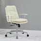 Contemporary Arm Chair Fixed Arms Adjustable Seat Height Leather Office Chair Clearhalo 'furn' 'furn_office_chair' 'Furniture' 'Office Chairs' 'Office Furniture' 'office_chair' 1200x1200_b7916e93-66a7-41b5-bbde-41ab54c61012