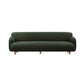 Cushioned Backrest Sponge Padded Fabric Beige/orange/dark Green Sofa Clearhalo 'furn' 'furn_sofas' 'Furniture' 'furniture_sofas' 'kitchen' 'kitchen_sofas' 'Living Room Furniture' 'Sofa' 'sofas' 1200x1200_b7994160-f12a-4c16-931d-de81dc3e3fa0