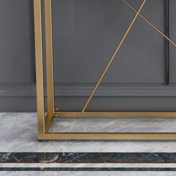 Hedendaagse rechthoekige console -accenttabel Antieke afwerking Console Sofa -tabel