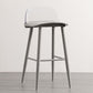 Modern Armless Backrest Counter Stool Iron Cafe Bar Stool with Acrylic Seat and Pedal Clearhalo 'Bar Furniture' 'Bar Stools' 'bar_stools' 'furn' 'furn_bar_stools' 'Furniture' 'furniture_bar_stools' 'Kitchen & Dining Furniture' 1200x1200_b79daf35-4b0f-482e-93b8-9fb1eb3acf75