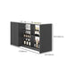 Modern Style Stone Rectangle Bistro Bar Desk Table for Living Room Clearhalo 'Bar Furniture' 'Bar Tables' 'bar_tables' 'furn' 'furn_bar_tables' 'Furniture' 'Kitchen & Dining Furniture' 1200x1200_b7a2c4fc-a01e-4d8a-8437-9ca9ea05d3f6