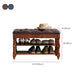 13.65-inch W Traditional Entryway Bench Solid Wood Bench with Upholstered Clearhalo 'Benches' 'Chairs & Seating' 'furn' 'furn_benches' 'Furniture' 'Living Room Furniture' 1200x1200_b7a3e8e6-52fe-4b51-902d-55591e33f005