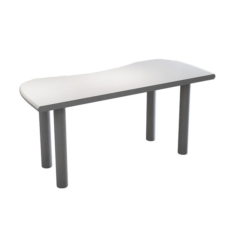 Modern Solid Wood Writing Desk 29.53" Tall Parsons Base Office Desk Clearhalo 'furn' 'furn_office_desk' 'Furniture' 'Office Desks' 'Office Furniture' 'office_desk' 1200x1200_b7a79f27-e6c7-487e-9459-575fe470a2d2