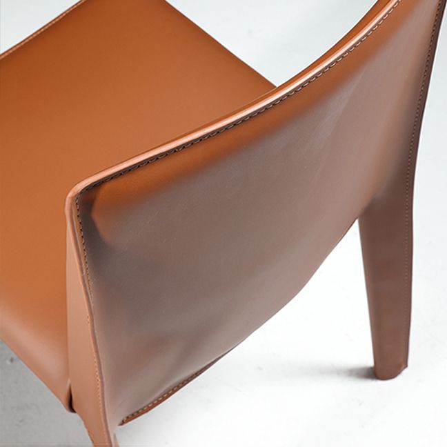 Contemporary Side Chair Metal Solid Back Dining Chair for Indoor Clearhalo 'Dining Chairs' 'Dining Tables & Seating' 'dining_chair' 'furn' 'furn_dining_chair' 'Furniture' 'Kitchen & Dining Furniture' 1200x1200_b7a939e3-391b-4e95-b19e-291fbc49bec3