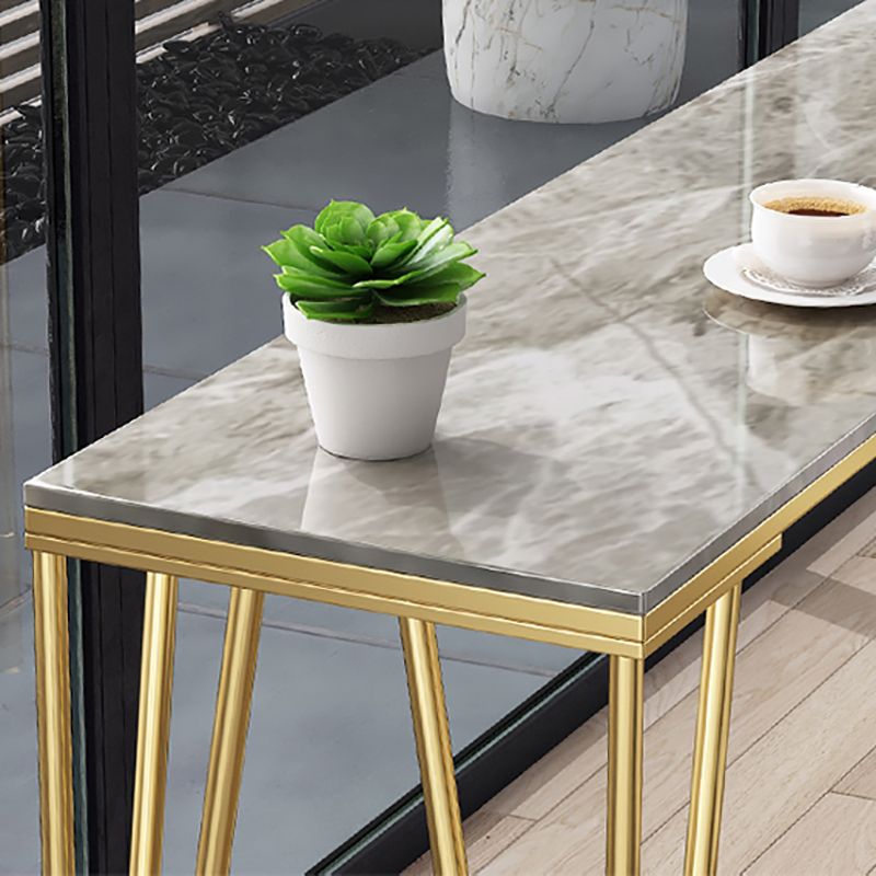 Metal Living Room Pub Table Contemporary Legs Pub Height Dining Table Clearhalo 'Bar Furniture' 'Bar Tables' 'bar_tables' 'furn' 'furn_bar_tables' 'Furniture' 'furniture_bar_tables' 'Kitchen & Dining Furniture' 1200x1200_b7aa3bd3-8f66-4d3f-b23f-4f30ae284b8c