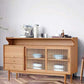Contemporary Wood Sideboard Doors and 2 Drawer Cupboard for Living Room Clearhalo 'buffet_sideboard' 'Buffets & Sideboards' 'furn' 'furn_buffet_sideboard' 'Furniture' 'Kitchen & Dining Furniture' 1200x1200_b7acebb4-ba92-4e4a-81be-824103d291a5