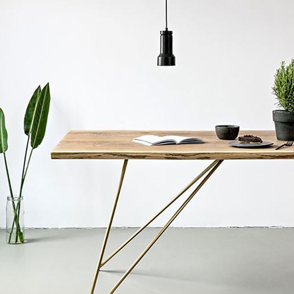 Traditional Luxury Rectangle Dining Table Solid Wood Table with 4 Metal Legs Clearhalo ' dining_table' 'Dining Tables & Seating' 'Dining Tables' 'furn' 'furn_dining_table' 'Furniture' 'furniture_dining_table' 'Kitchen & Dining Furniture' 'kitchen&dining_furn' 'kitchen' 'kitchen_dining_table' 1200x1200_b7ade37f-8c13-47d8-95d0-143e7a312acb