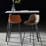 Contemporary Rectangle Bar Counter Table Sintered Stone Dining Table for Restaurant Clearhalo 'Bar Furniture' 'Bar Tables' 'bar_tables' 'furn' 'furn_bar_tables' 'Furniture' 'furniture_bar_tables' 'Kitchen & Dining Furniture' 1200x1200_b7afe025-eebc-478b-96f5-0eb7df9856f5