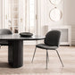 Oval Modern Dining Table Black Fixed Table with Double Pedestal Base Clearhalo ' dining_table' 'Dining Tables & Seating' 'Dining Tables' 'furn' 'furn_dining_table' 'Furniture' 'furniture_dining_table' 'Kitchen & Dining Furniture' 'kitchen&dining_furn' 'kitchen' 'kitchen_dining_table' 1200x1200_b7b000b5-ede8-42fb-b316-c251e4eb2ad8