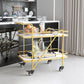 29.92" High Rolling Contemporary Prep Table Metal Prep Table for Restaurant Clearhalo 'furn' 'furn_kitchen_islands_carts' 'Furniture' 'Kitchen & Dining Furniture' 'Kitchen Islands & Carts' 'kitchen_islands_carts' 1200x1200_b7b13e68-b3ea-45eb-bbb7-ddc319f11f3b