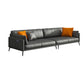 30.31" H Modern Square Arm Sofa With Tight Seat and Loose Back, Brown Clearhalo 'furn' 'furn_sofas' 'Furniture' 'furniture_sofas' 'kitchen' 'kitchen_sofas' 'Living Room Furniture' 'Sofa' 'sofas' 1200x1200_b7b1cfba-0a51-470a-9345-32041564313a