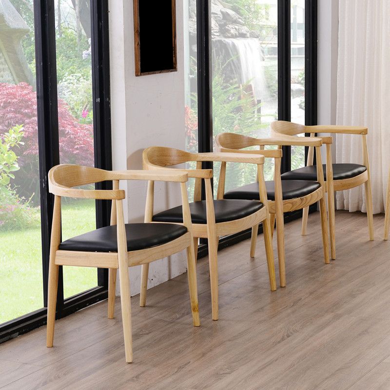 Scandinavian Indoor Side Chair Upholstered Open Back Wood Dining Room Chair Clearhalo ' kitchen&dining_furn' 'Dining Chairs' 'Dining Tables & Seating' 'dining_chair' 'furn' 'furn_dining_chair' 'Furniture' 'furniture_dining_chair' 'Kitchen & Dining Furniture' 'kitchen' 1200x1200_b7b31ca4-dee6-4097-9cf7-446c9e334712