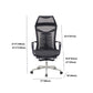 Mesh Office Desk Chair High Back Black Office Chair with Arms Contemporary Chair Clearhalo 'furn' 'furn_office_chair' 'Furniture' 'Office Chairs' 'Office Furniture' 'office_chair' 1200x1200_b7b6dad3-ffdb-41a1-abe6-7cd41cc6892c
