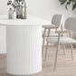 Contemporary Style Oval Dining Table Solid Wood Furniture for Dining Room Clearhalo ' dining_table' 'Dining Tables & Seating' 'Dining Tables' 'furn' 'furn_dining_table' 'Furniture' 'furniture_dining_table' 'Kitchen & Dining Furniture' 'kitchen&dining_furn' 'kitchen' 'kitchen_dining_table' 1200x1200_b7baee05-d189-4c22-a40e-12d204d4135f