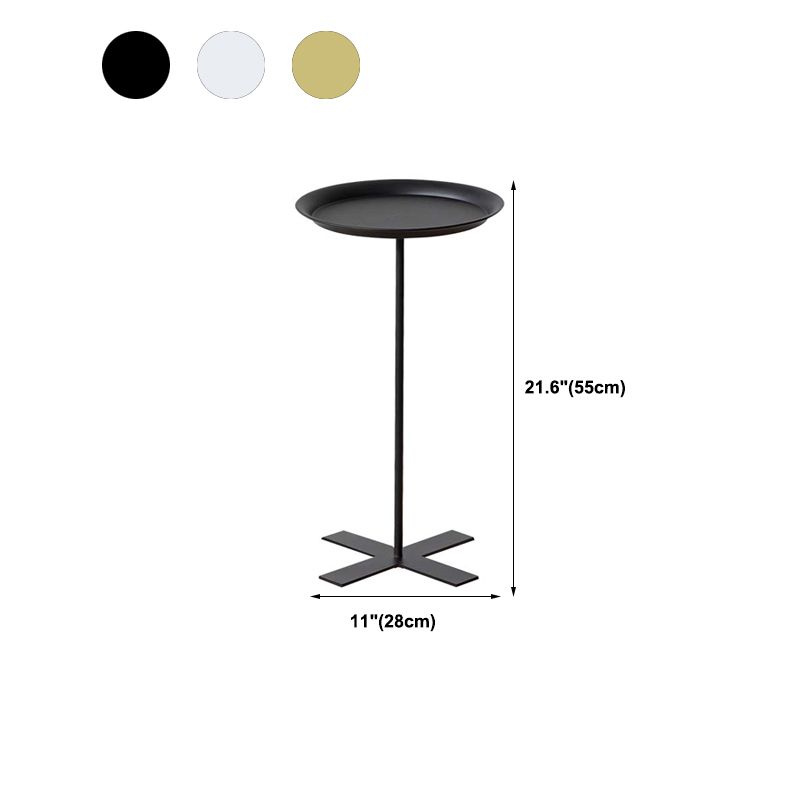 Piedistallo tavolo da fine della metà del secolo tavolo laterale minimalista per soggiorno