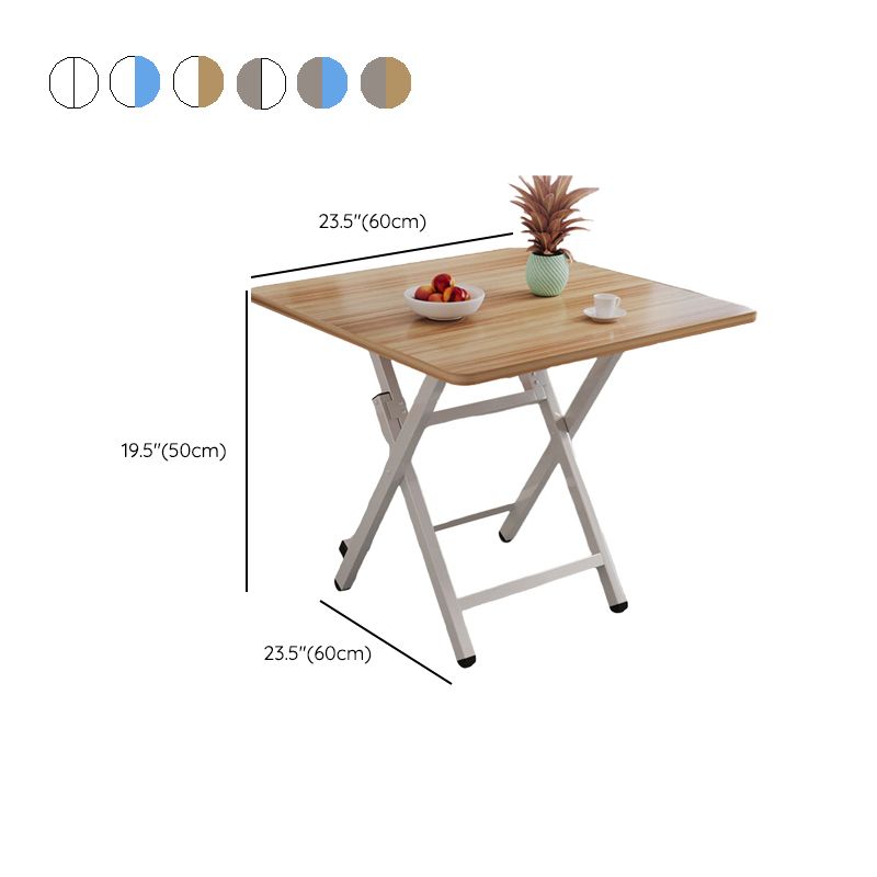 Tavolo per laptop per ufficio a forma di rettangolare con scrivania di scrittura di gambe metalliche per casa