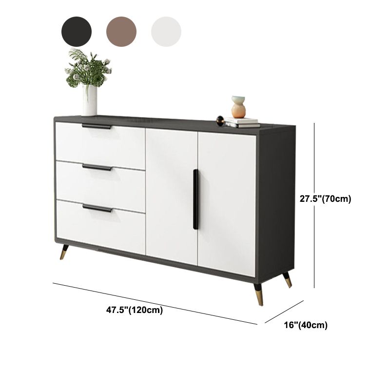 MODERNO MEDIA TV in legno Stand 16 "W x 27,5" H Stand TV di archiviazione chiuso con mobile